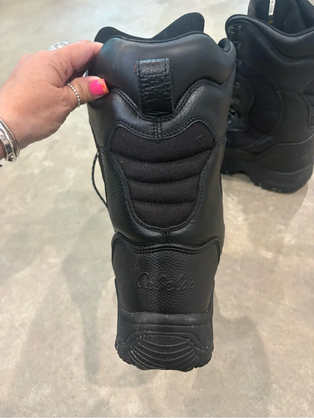 Cabela's Black Men's Tactical Dry-Plus Boots